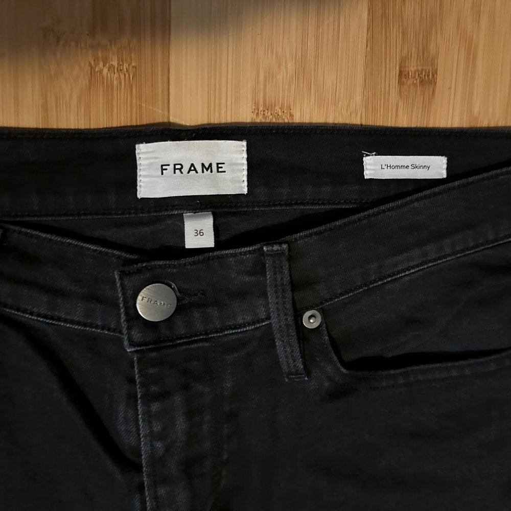 FRAME L'Homme Skinny Noir